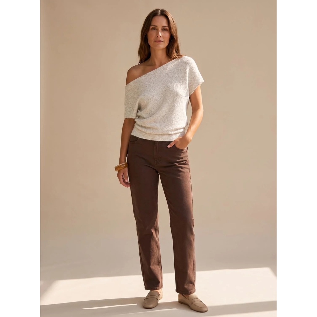 Selene | Damen Pullover mit Besonderem Schnitt und Komfort