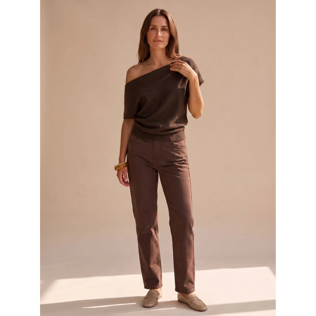 Selene | Damen Pullover mit Besonderem Schnitt und Komfort