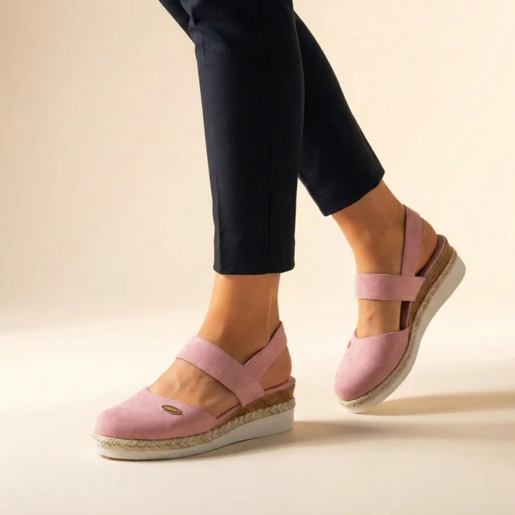 Selin | Damen Komfort Sandalen Espadrille Plattform