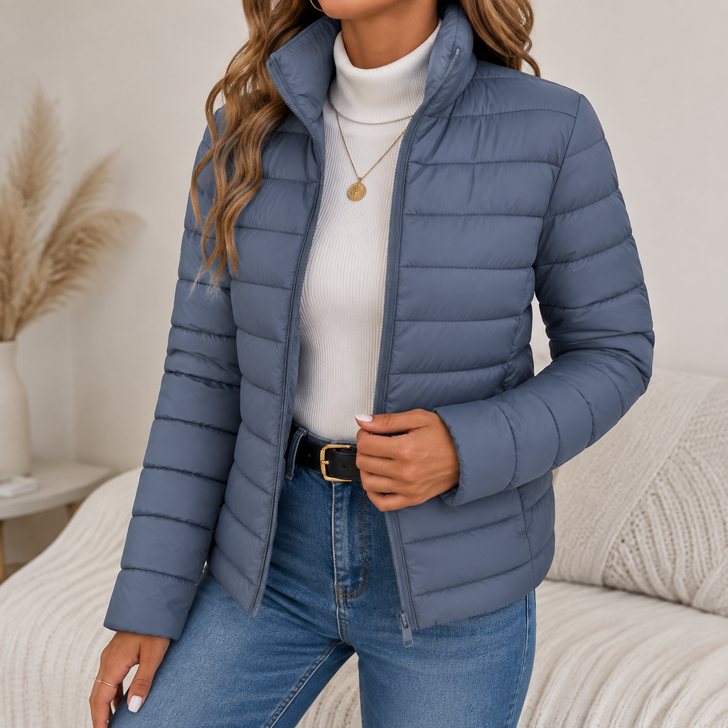 Selina | Damen Leichte Wasserdichte Jacke mit Reißverschluss