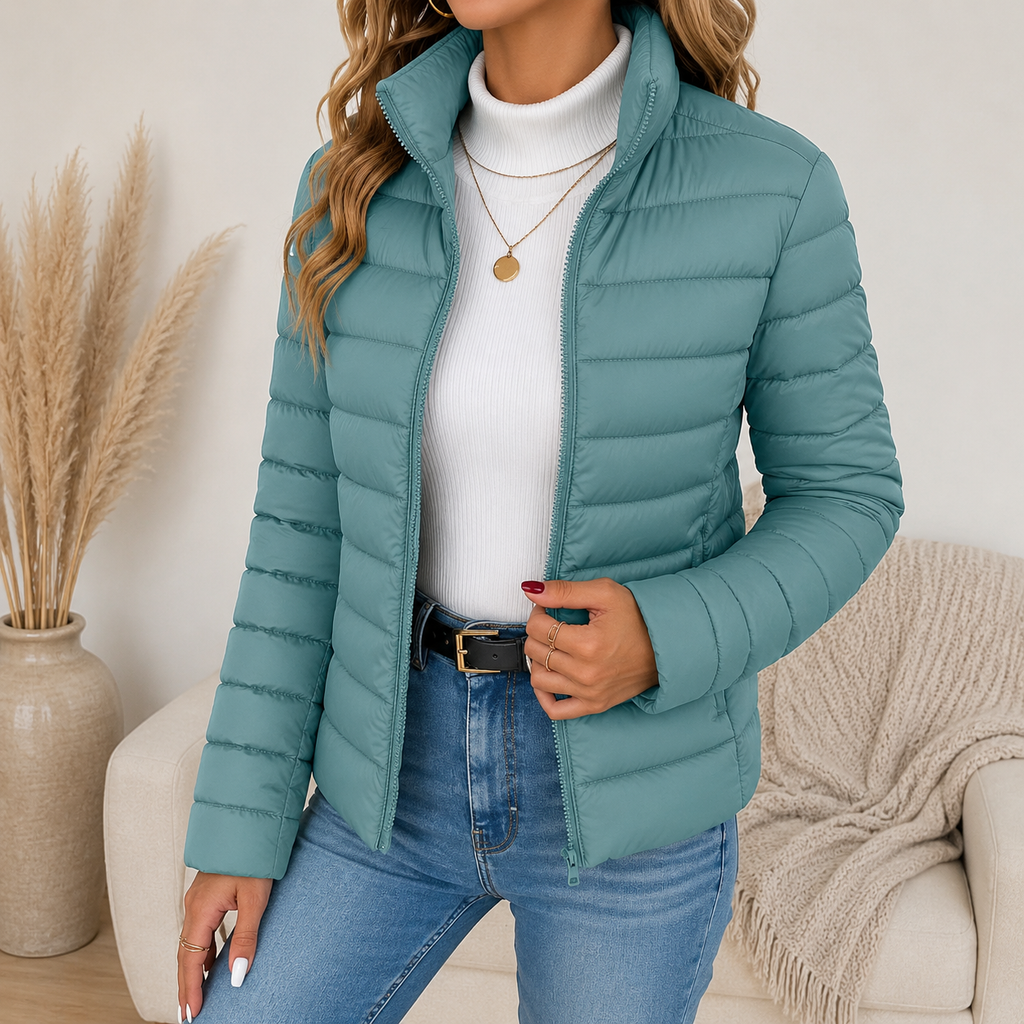 Selina | Damen Leichte Wasserdichte Jacke mit Reißverschluss