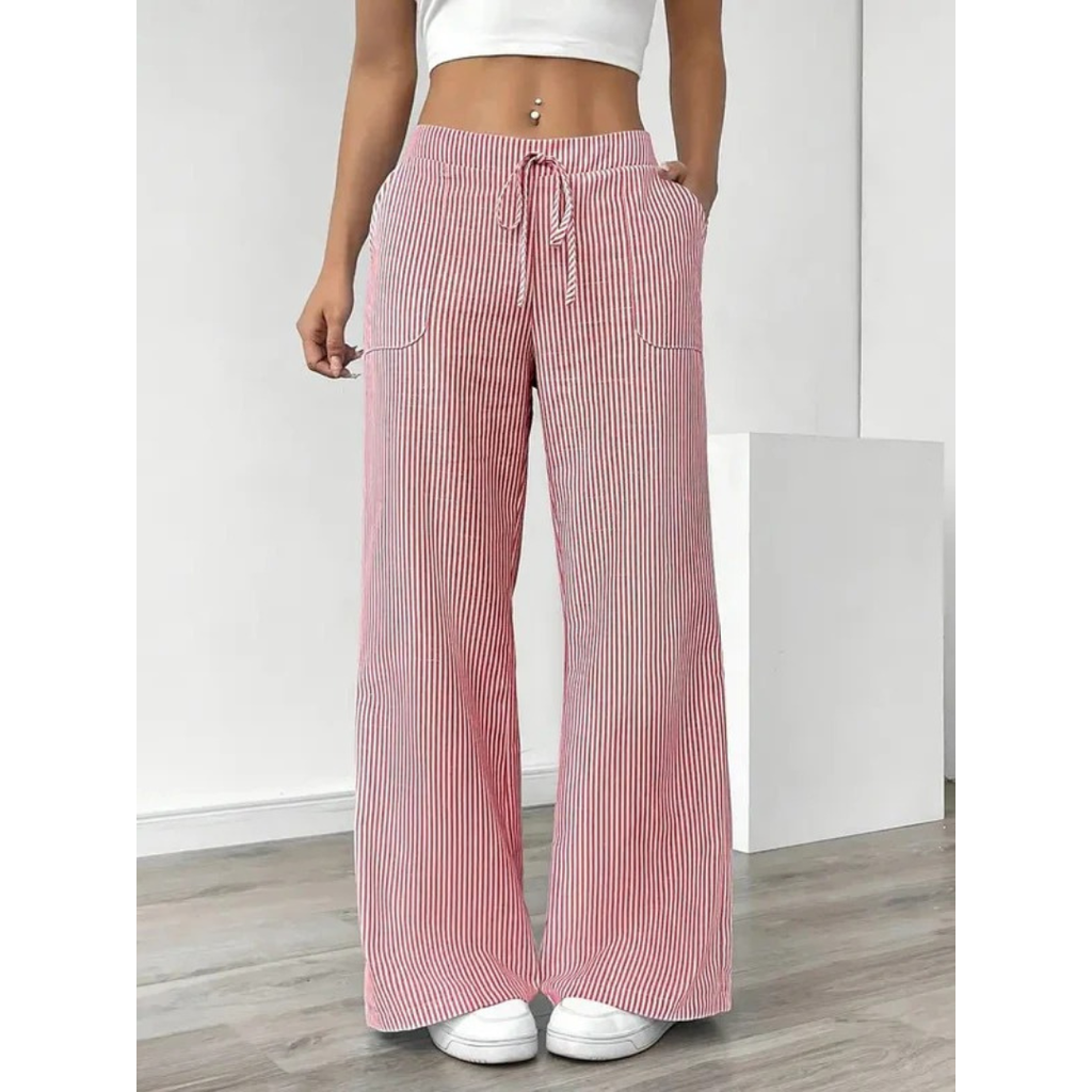 Senta | Damen hose Streifen Freizeit
