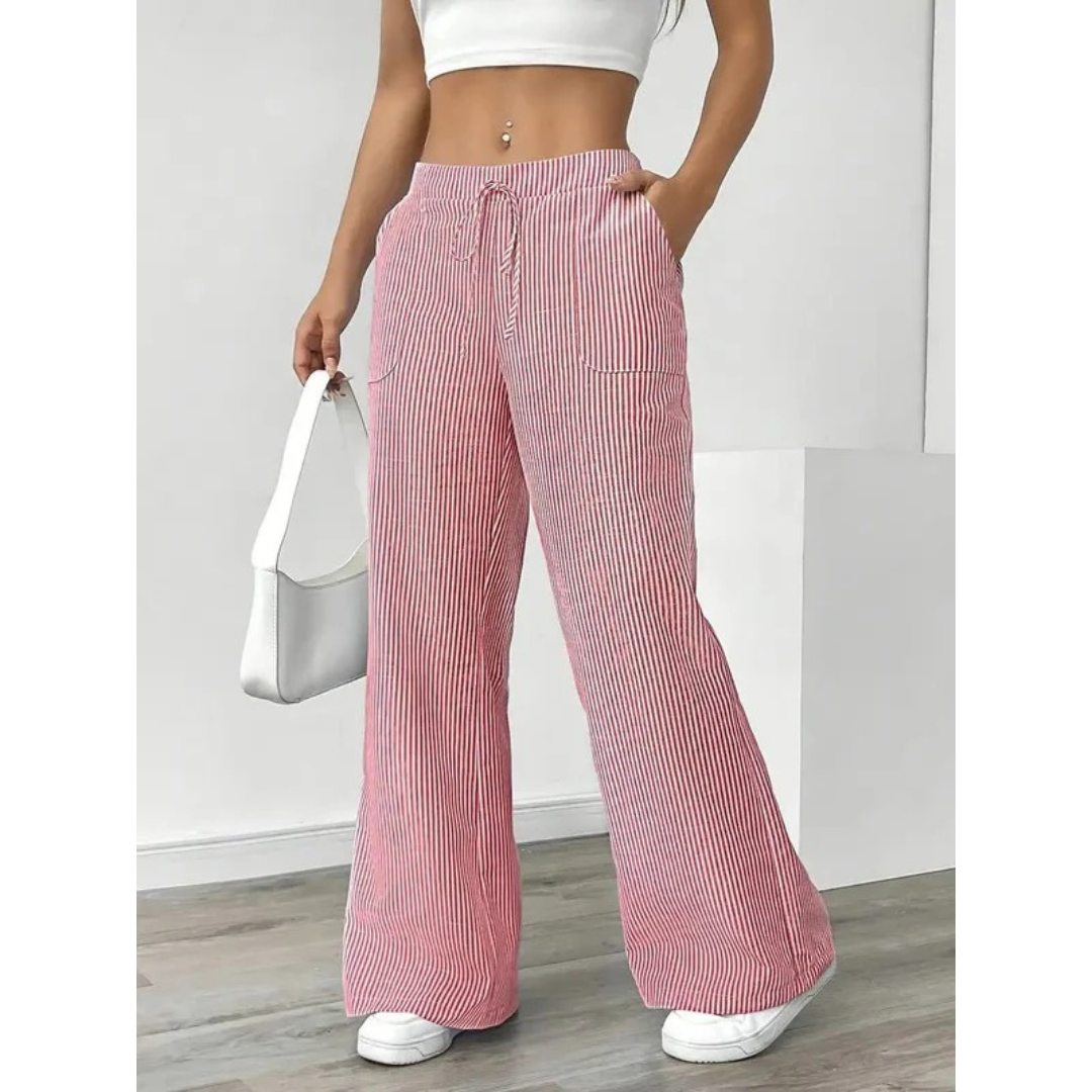 Senta | Damen hose Streifen Freizeit