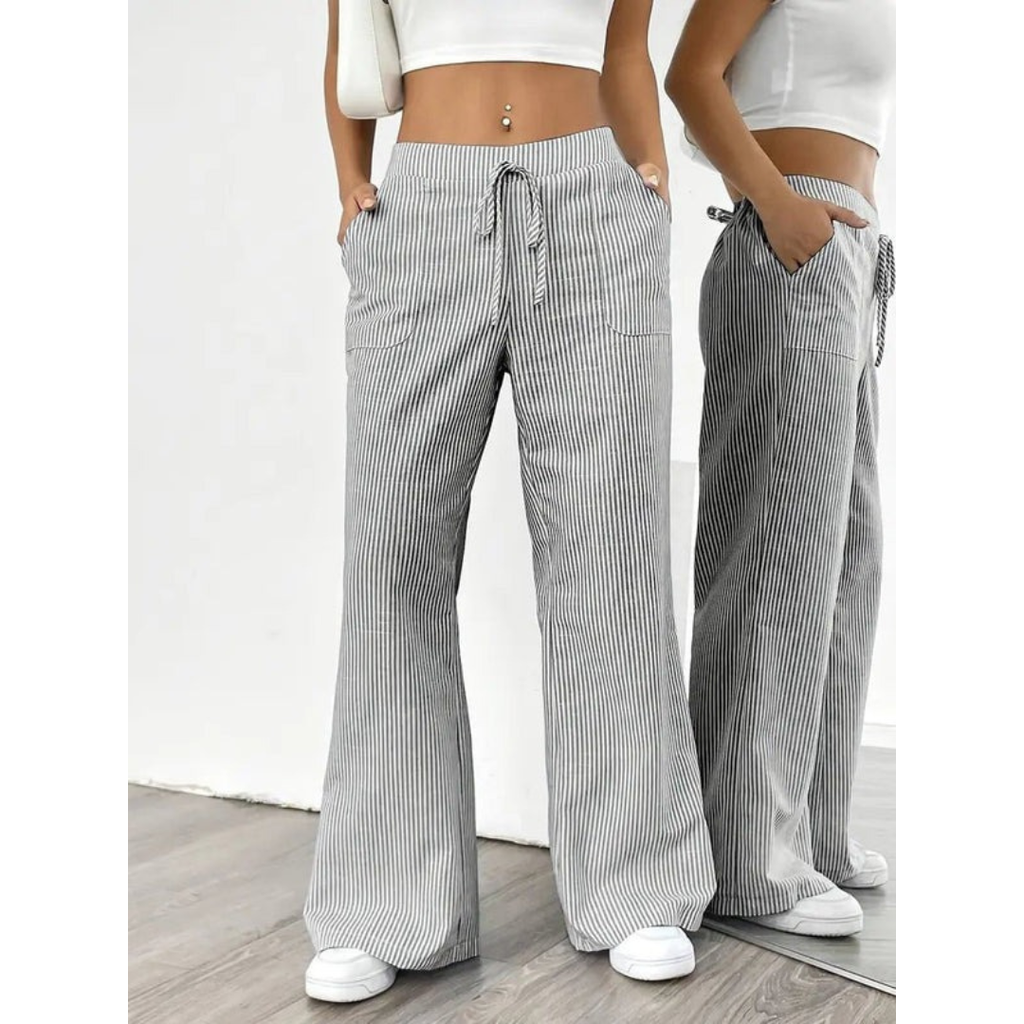 Senta | Damen hose Streifen Freizeit