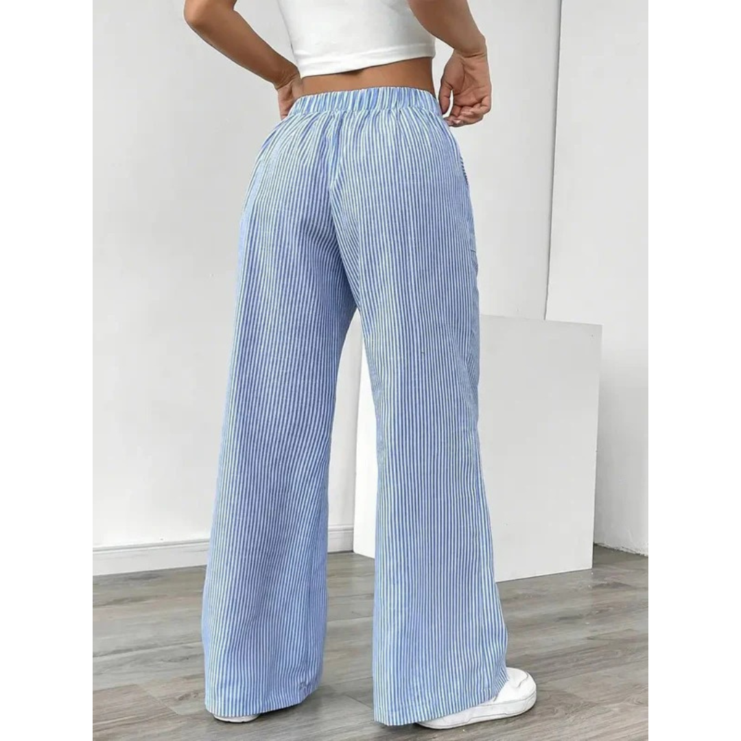 Senta | Damen hose Streifen Freizeit