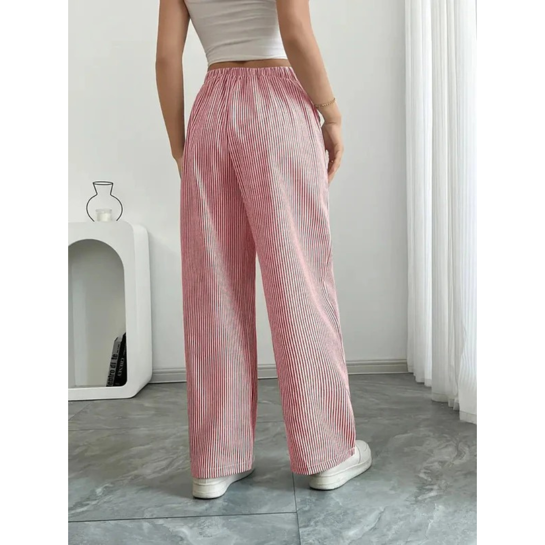 Senta | Damen hose Streifen Freizeit