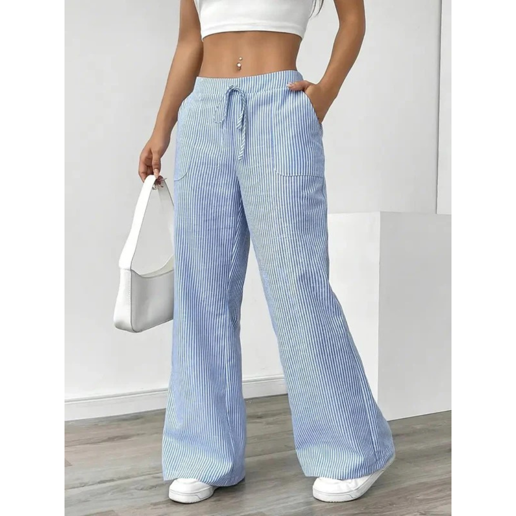 Senta | Damen hose Streifen Freizeit