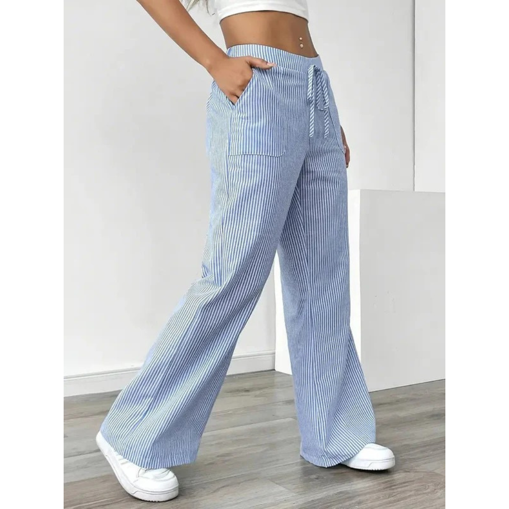 Senta | Damen hose Streifen Freizeit