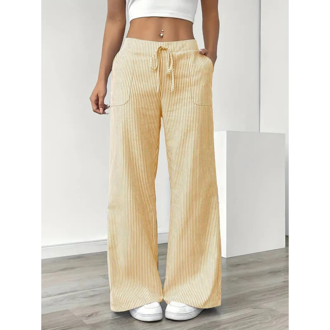 Senta | Damen hose Streifen Freizeit