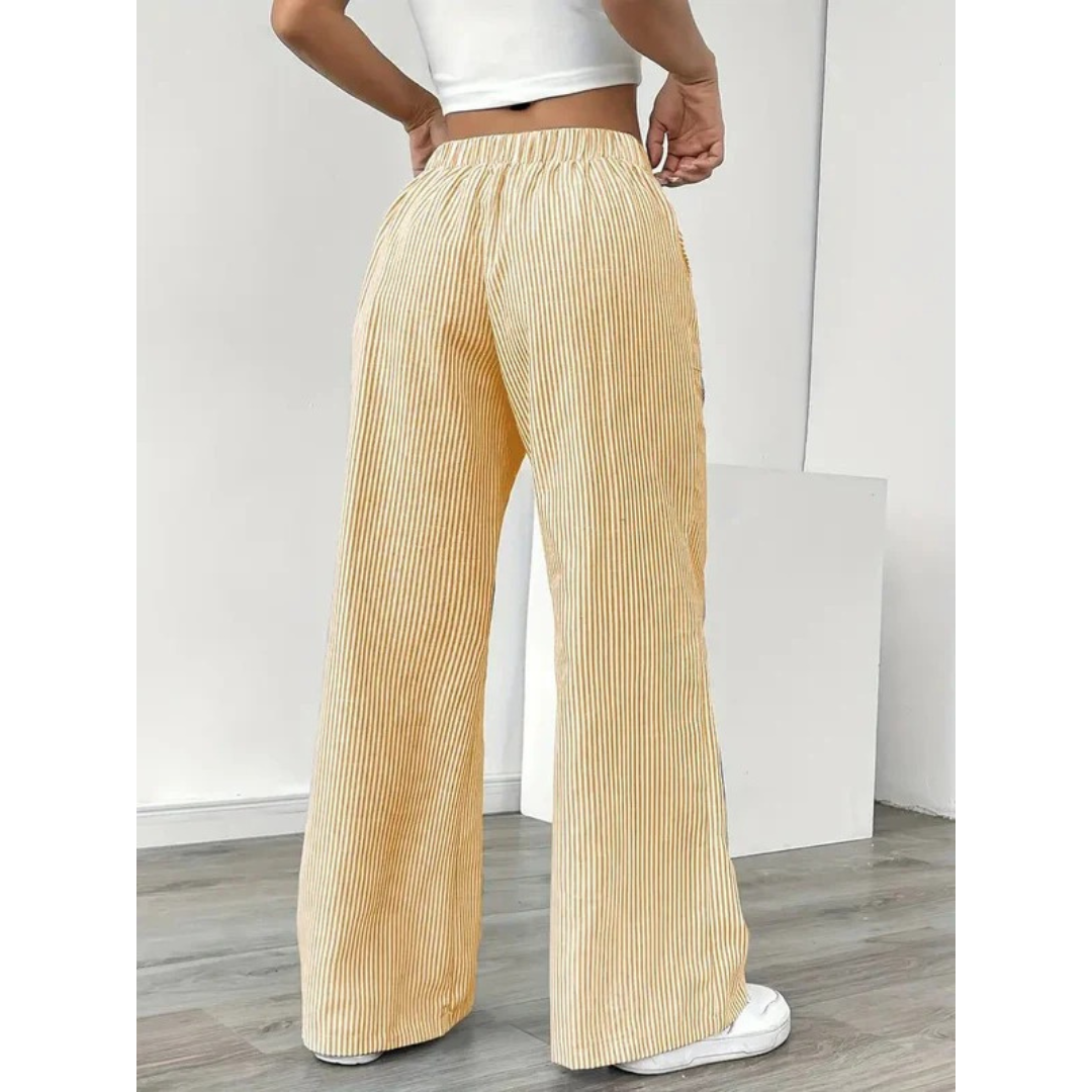 Senta | Damen hose Streifen Freizeit
