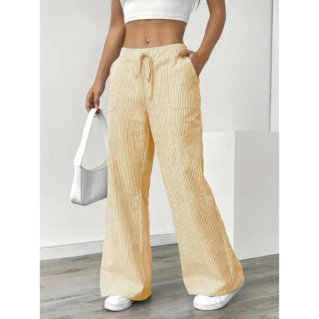 Senta | Damen hose Streifen Freizeit