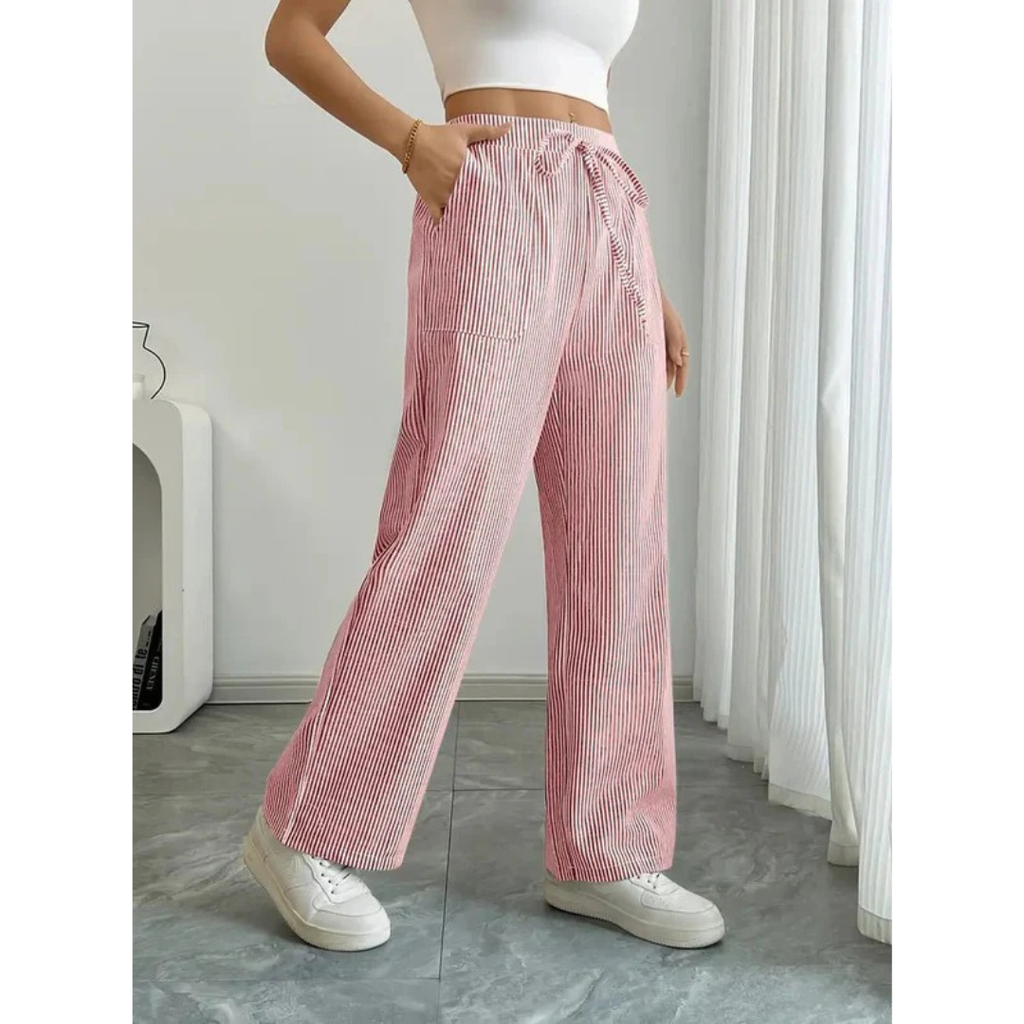 Senta | Damen hose Streifen Freizeit