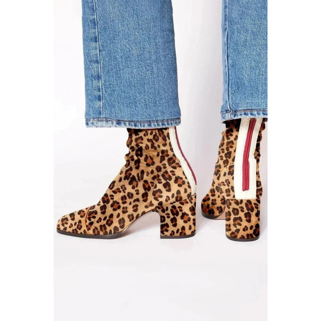 Serena | Damen Orthopädische Stiefeletten aus Wildleder mit Reißverschluss