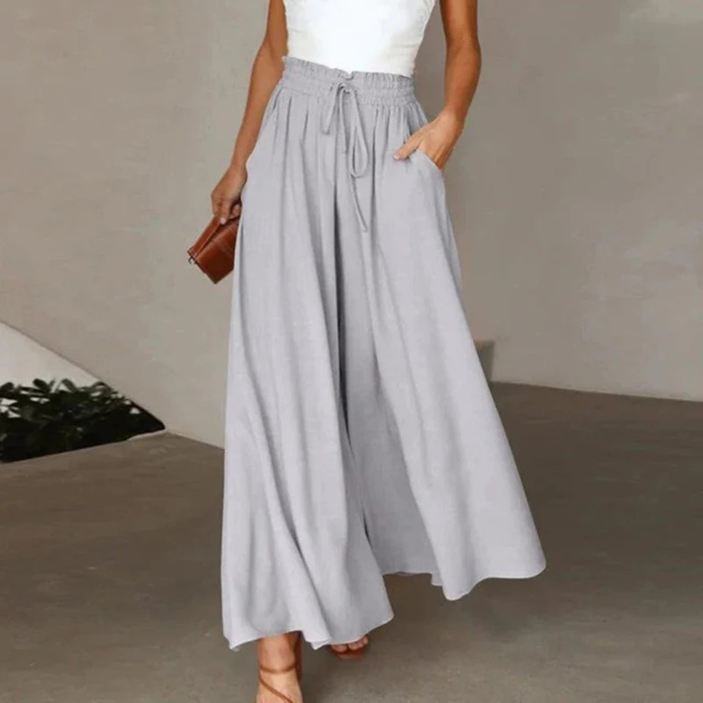 Sibylle | Damen Elegante Sommerhose Hohe Taille Modern