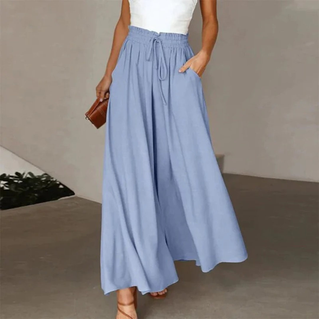 Sibylle | Damen Elegante Sommerhose Hohe Taille Modern