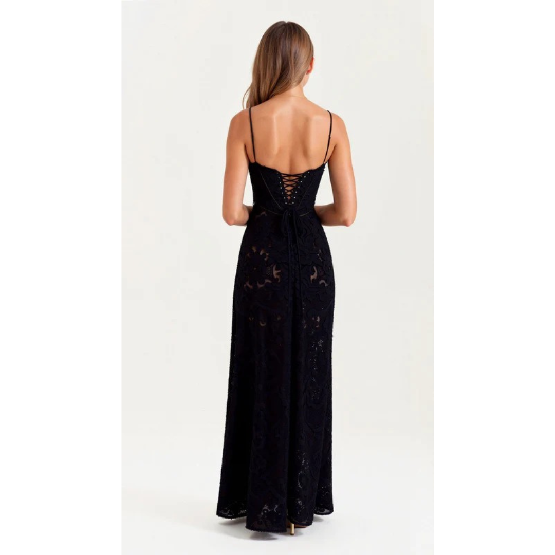 Sienna | Damen Maxi Kleid Für Hochzeitsgast Bustier Stil
