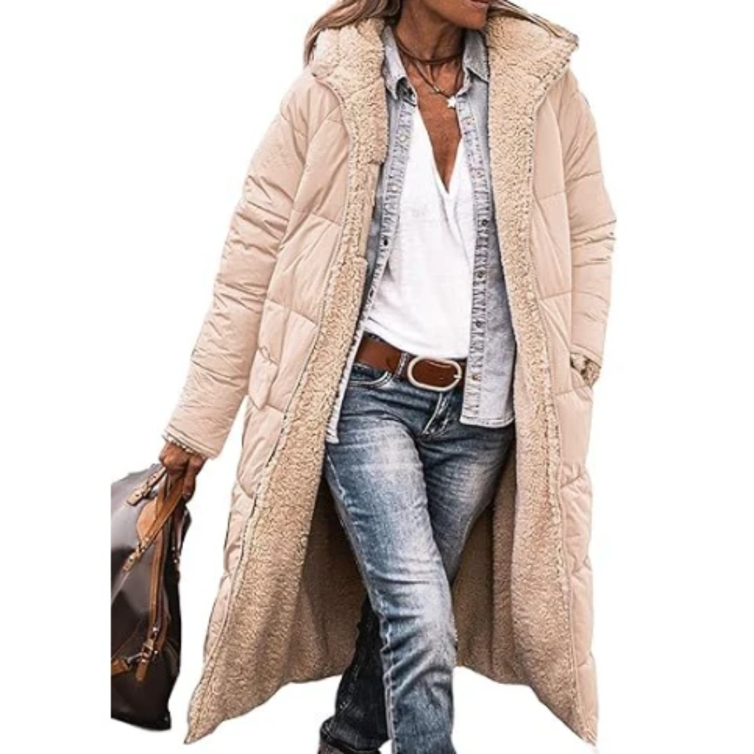 Silvia | Damen Winterjacke mit langem Schnitt