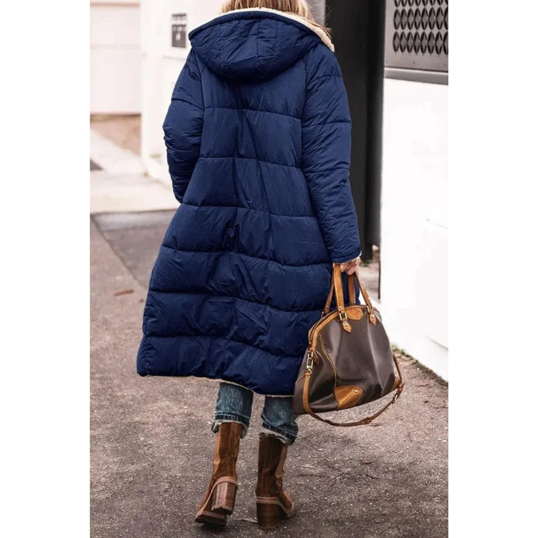 Silvia | Damen Winterjacke mit langem Schnitt