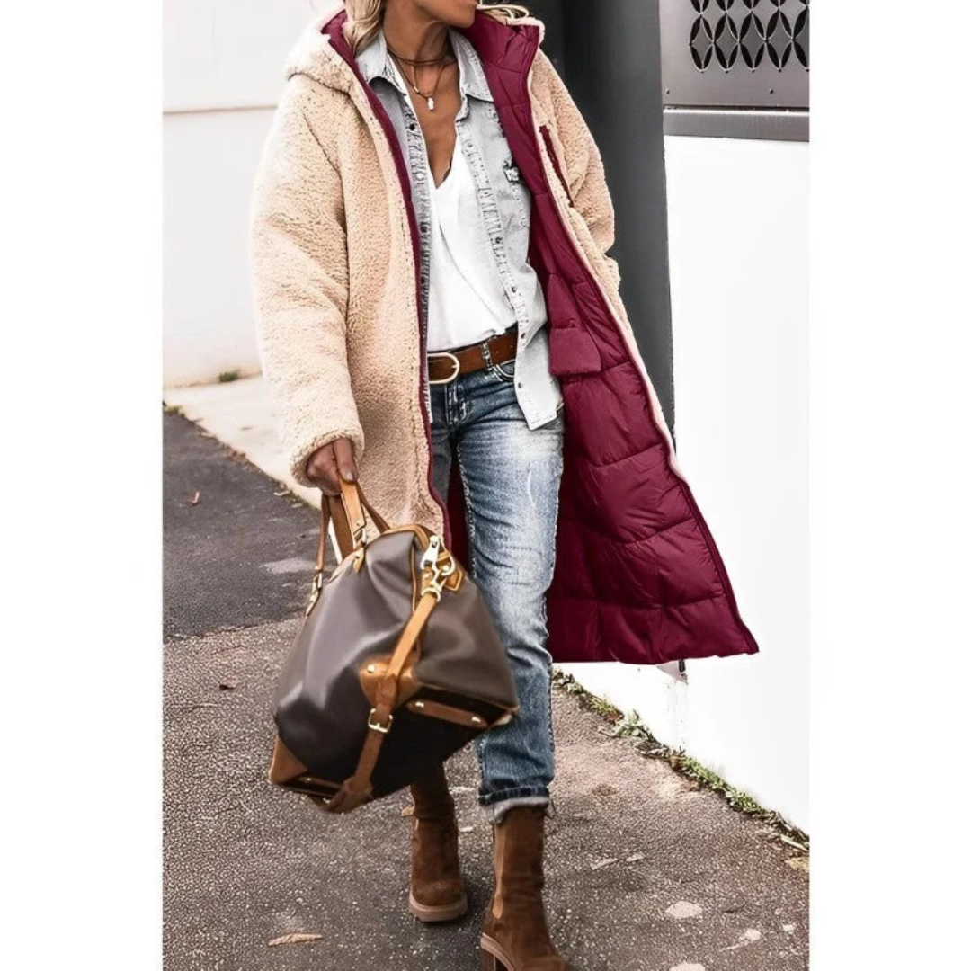Silvia | Damen Winterjacke mit langem Schnitt