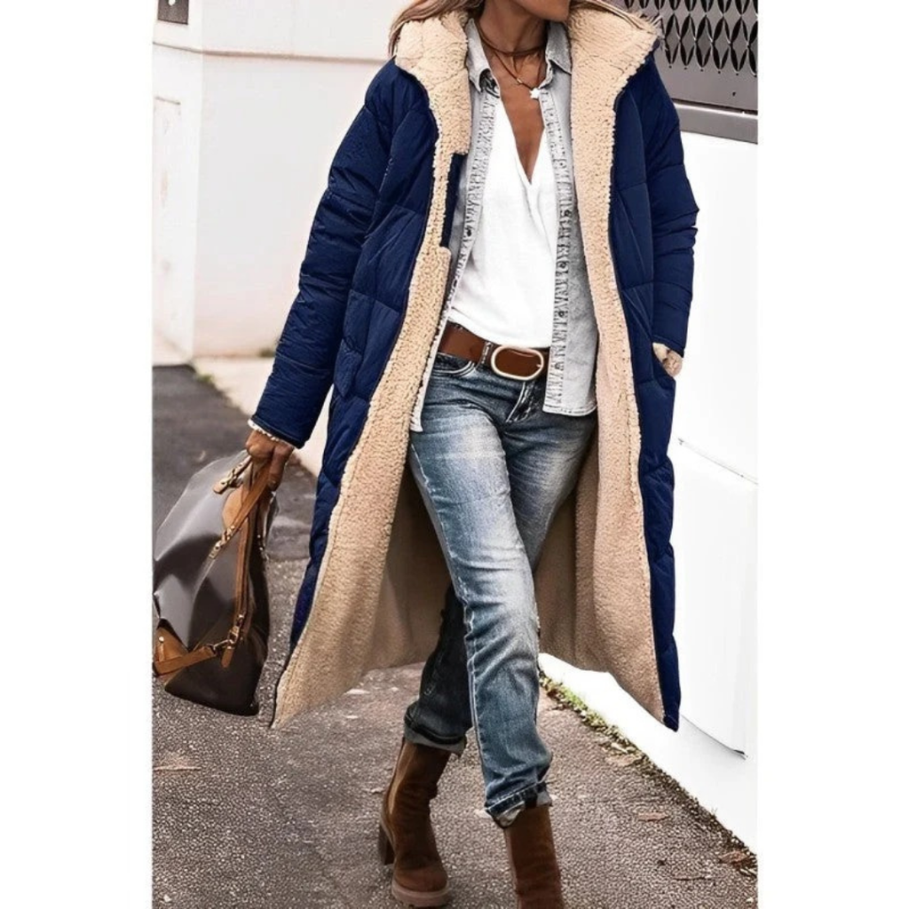 Silvia | Damen Winterjacke mit langem Schnitt