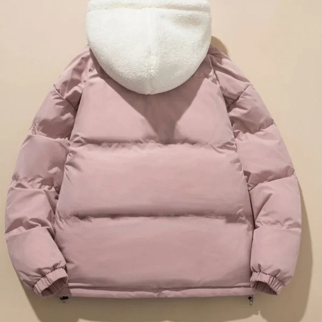 Simone | Damen Winterjacke mit Kapuze und Fleece Design