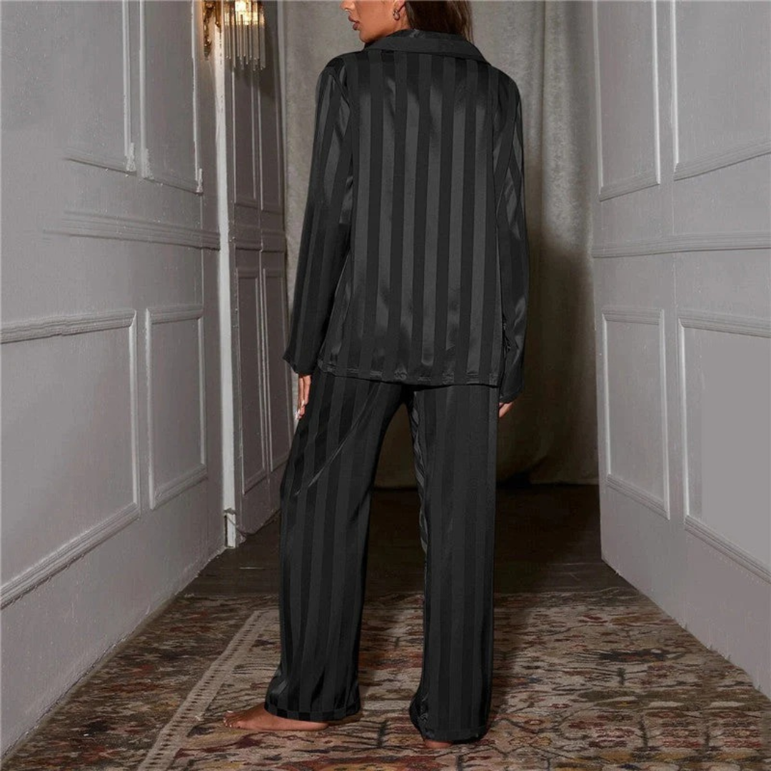 Sina | Damen Pyjama mit Langarm und Hose