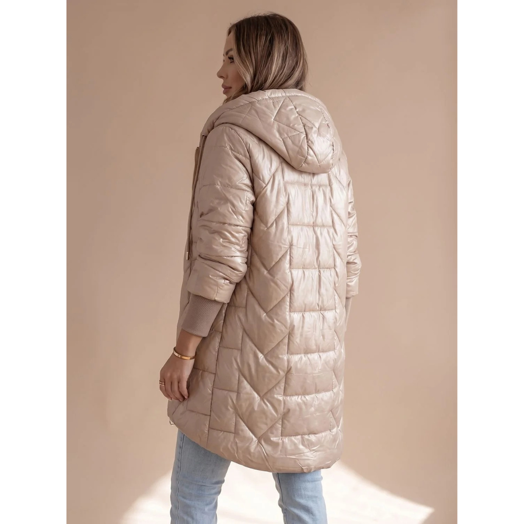 Solea | Winterjacke Damen mit Kapuze und Taschen an den Seiten
