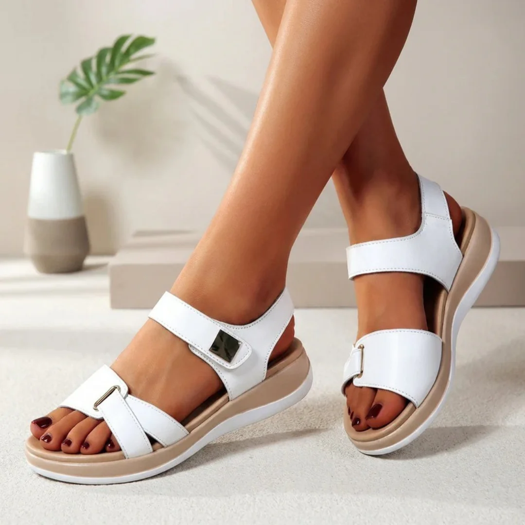 Sonia | Damen Bequeme Sandalen mit Plateau