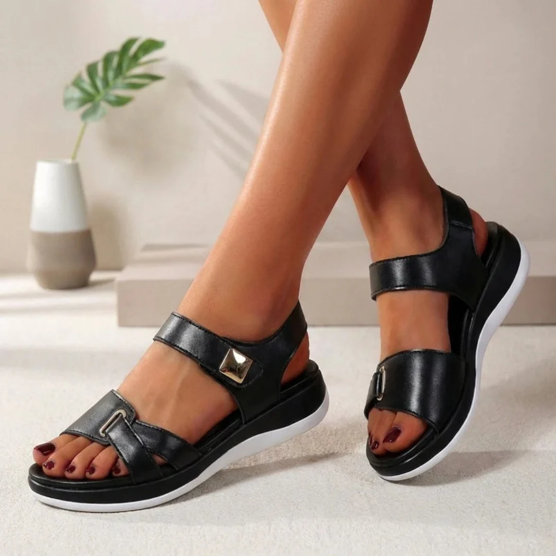 Sonia | Damen Bequeme Sandalen mit Plateau