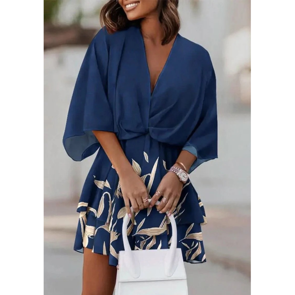 Sophie | Damen Leichtes Boho Cocktailkleid