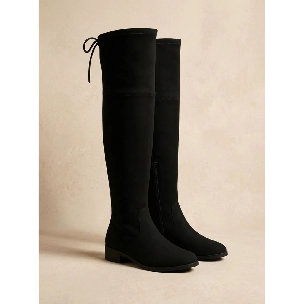 Sybille | Damen Orthopädische Overknee Stiefel mit Reißverschluss