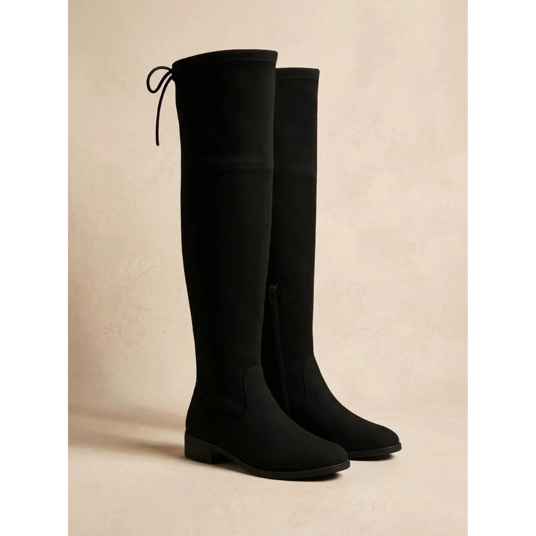 Sybille | Damen Orthopädische Overknee Stiefel mit Reißverschluss