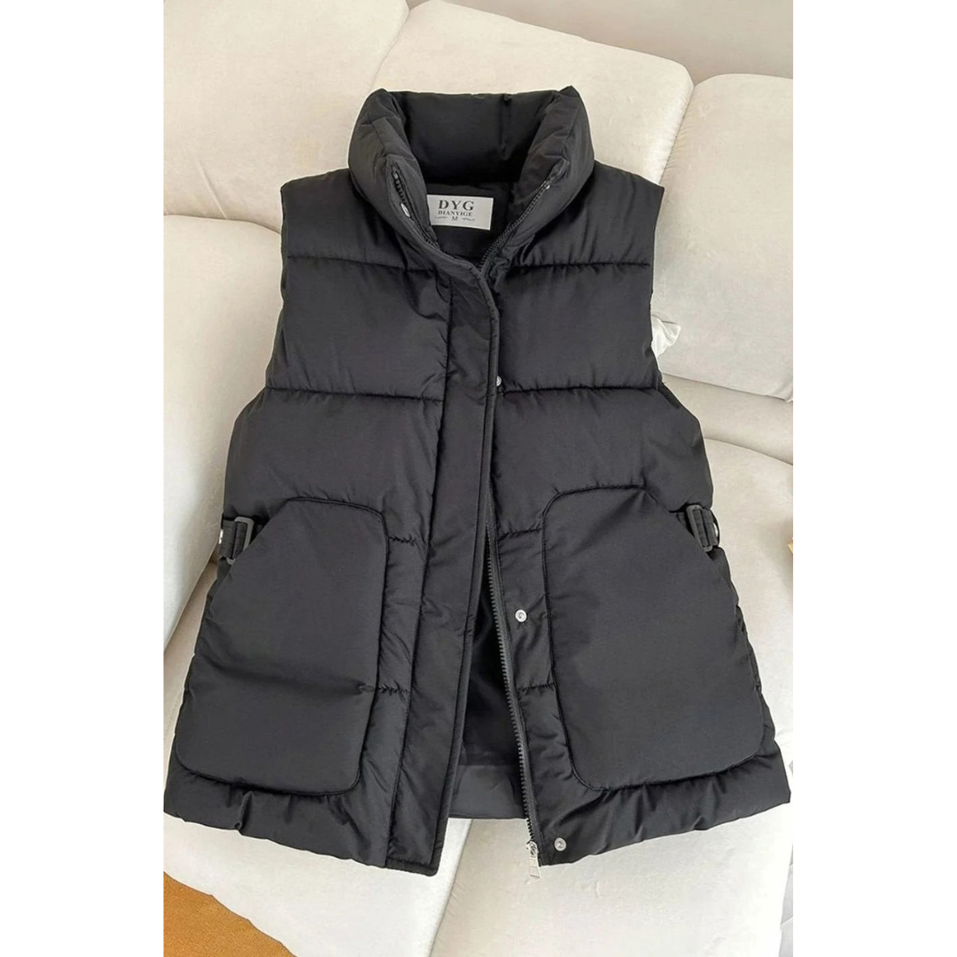 Tali | Damen Weste mit Stehkragen und Taschen