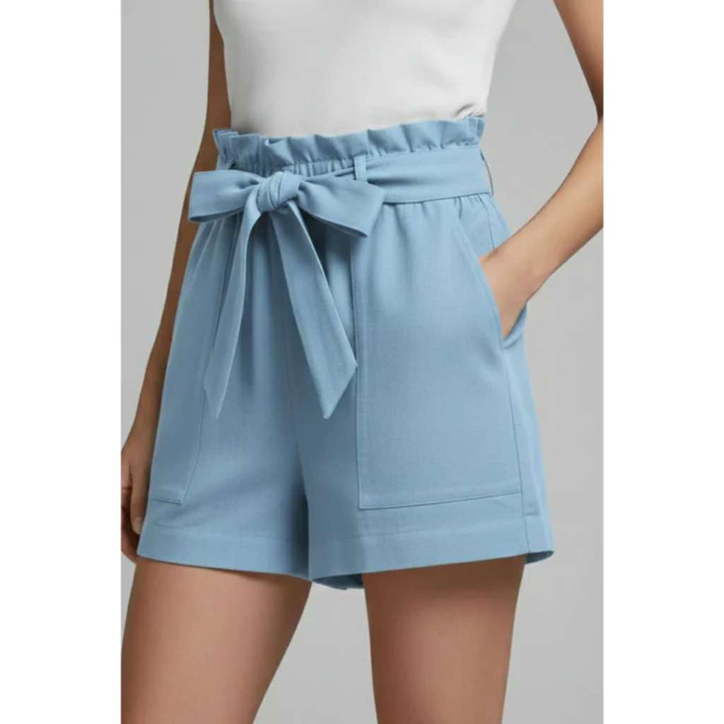 Talia | Damen Shorts Mit Bindebund Für Sommer