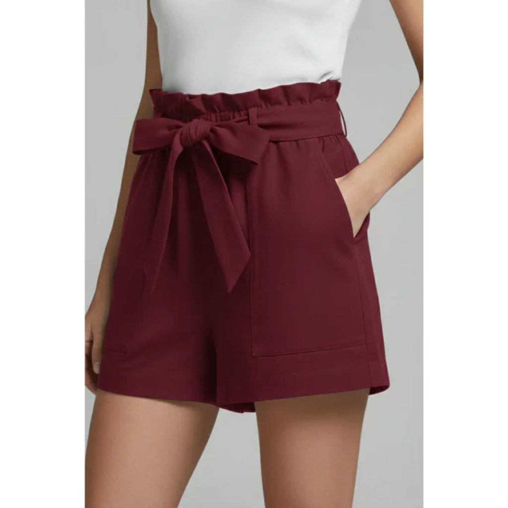 Talia | Damen Shorts Mit Bindebund Für Sommer