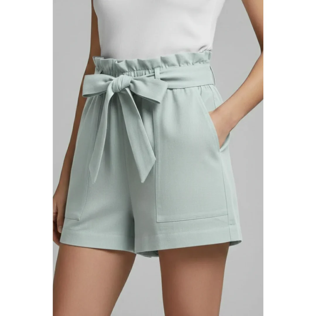 Talia | Damen Shorts Mit Bindebund Für Sommer