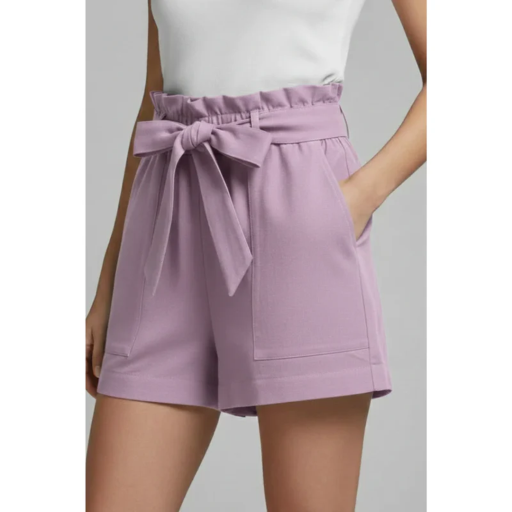 Talia | Damen Shorts Mit Bindebund Für Sommer
