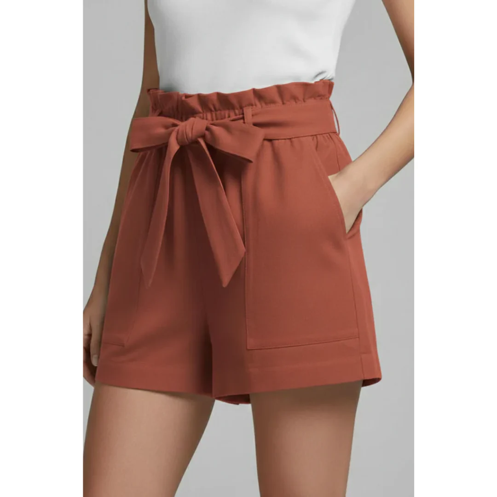 Talia | Damen Shorts Mit Bindebund Für Sommer