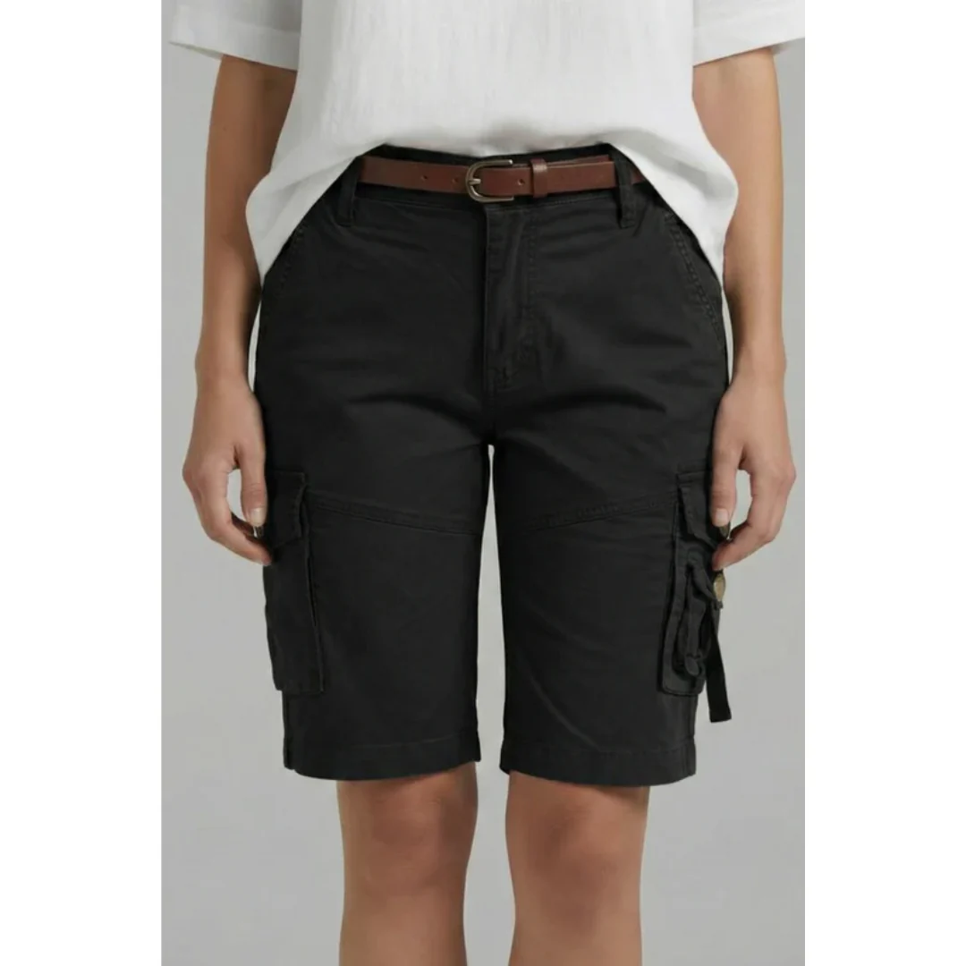 Tamina | Damen Cargo Shorts Mit Taschen Für Strand