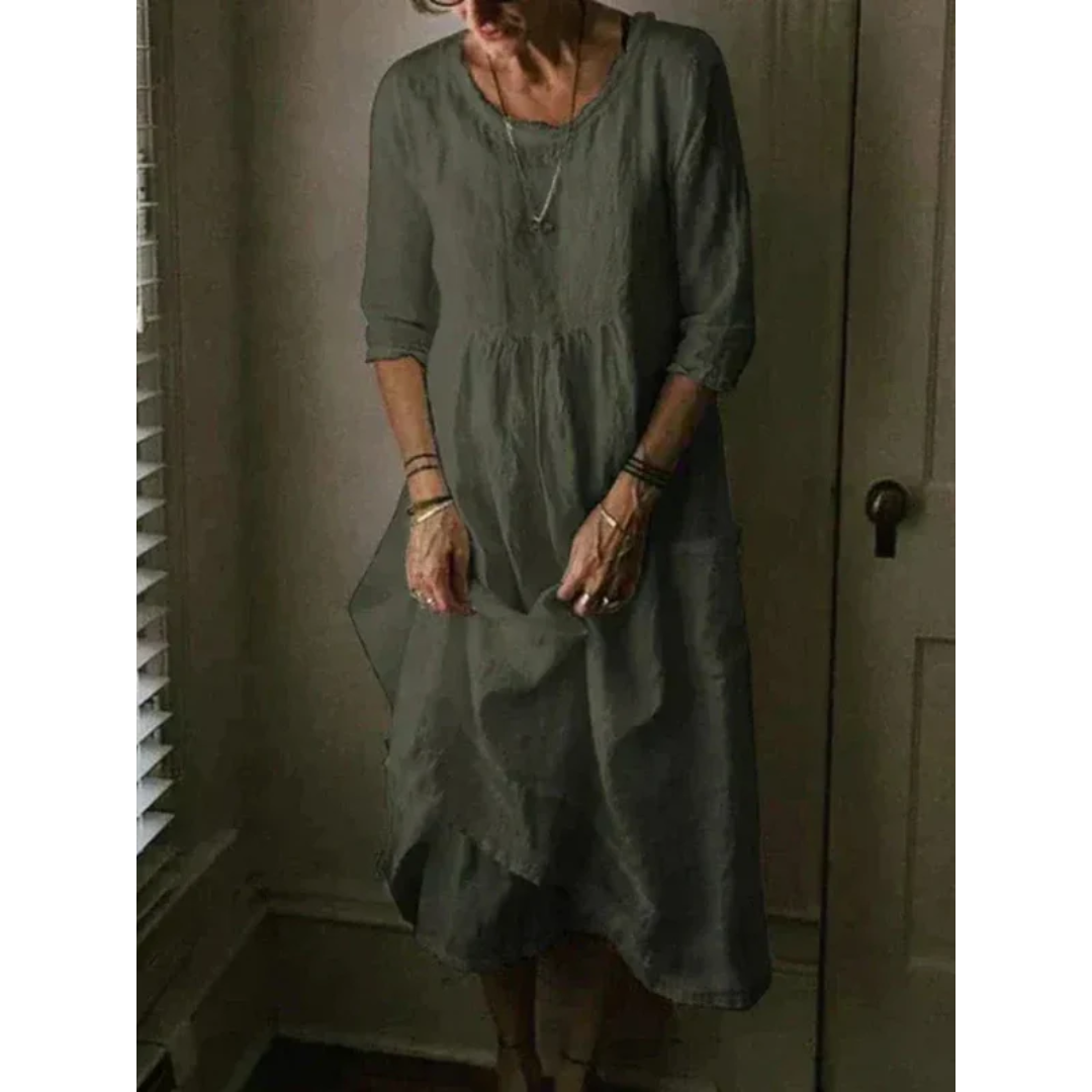 Tanja | Damen Sommer Abendkleid Midi