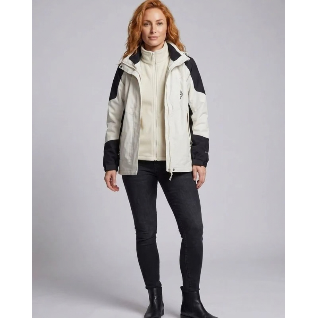 Tanja | Damen Wasserdichte Winterjacke mit Kapuze und Freizeit Stil