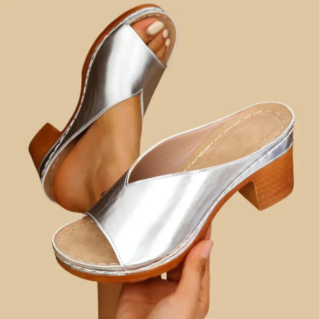 Thalia | Damen Stilvolle Orthopädische Pantoletten