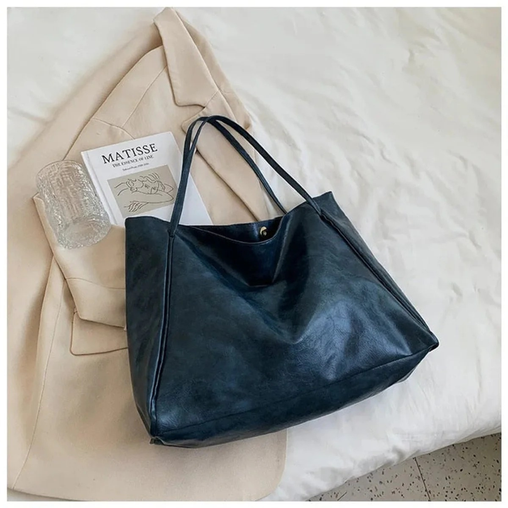 Thea | Damen Stilvolle Tote Bag Aus Kunstleder