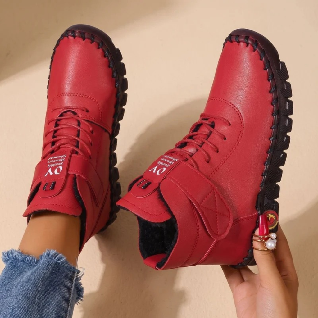 Thekla | Damen Orthopädische Stiefeletten mit elastischem Design