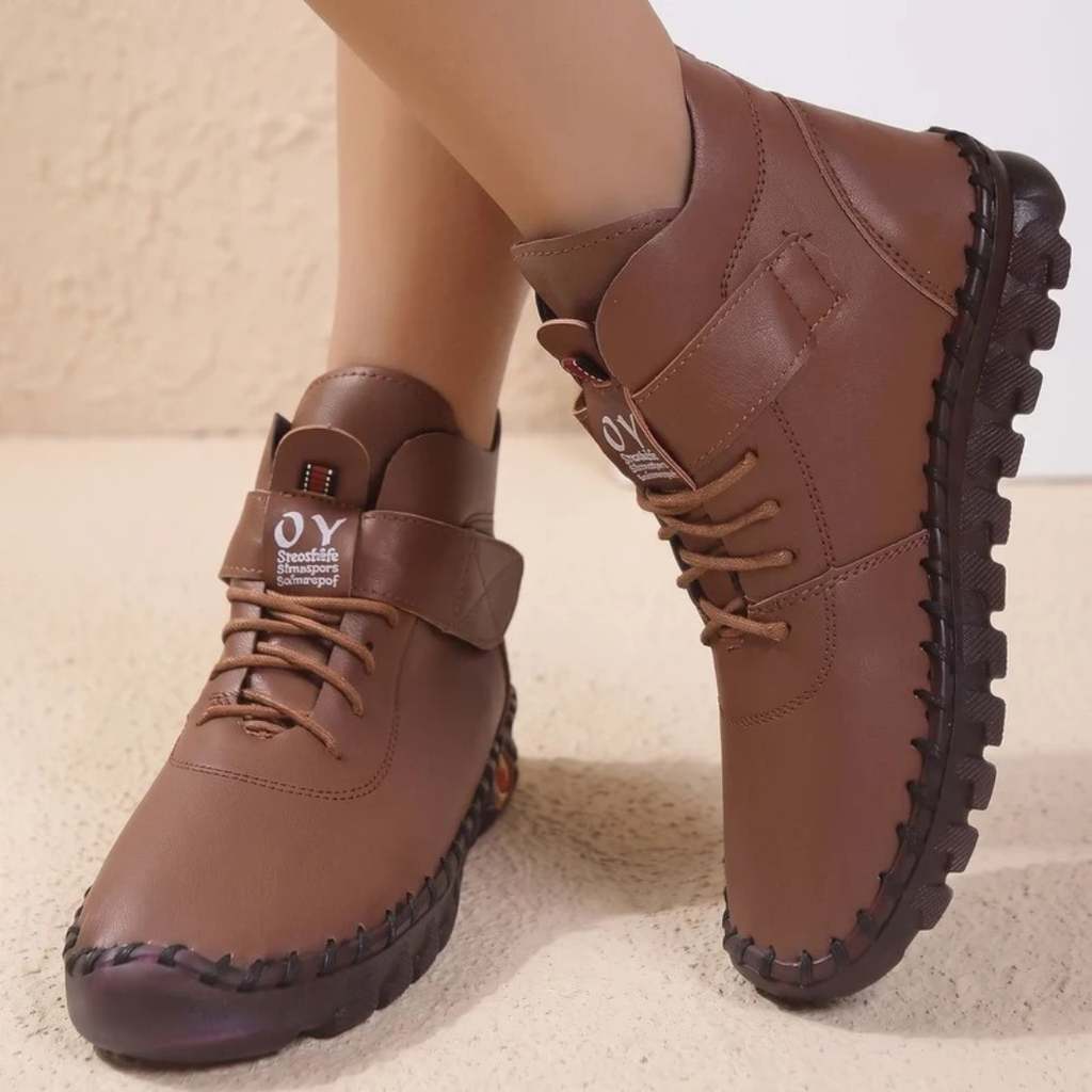 Thekla | Damen Orthopädische Stiefeletten mit elastischem Design