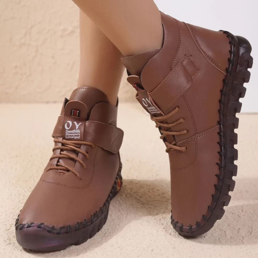 Thekla | Damen Orthopädische Stiefeletten mit elastischem Design