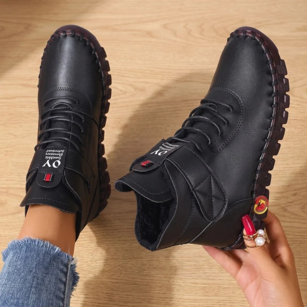 Thekla | Damen Orthopädische Stiefeletten mit elastischem Design