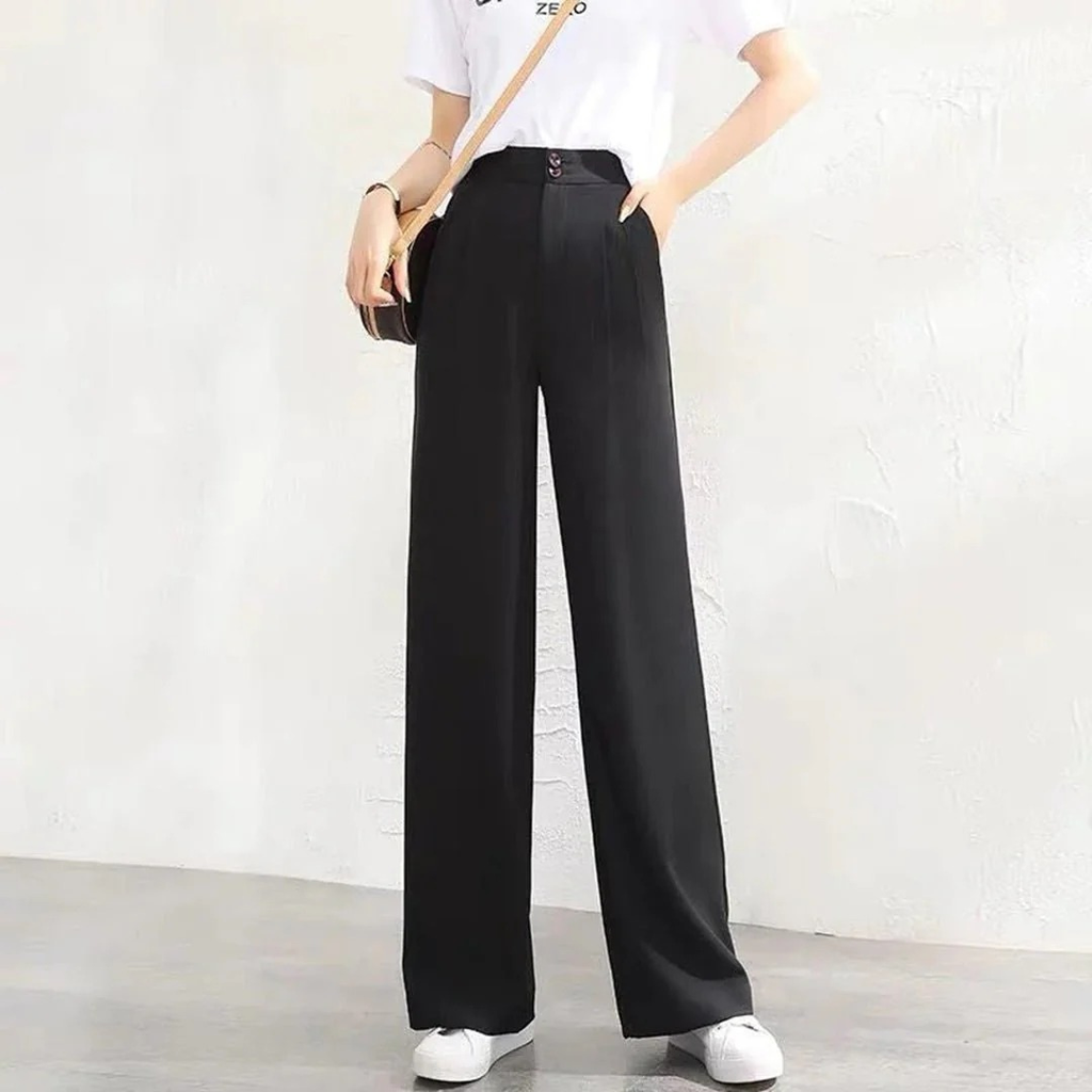 Thekla | Damen Stilvolle Wide Leg Hose Sommer
