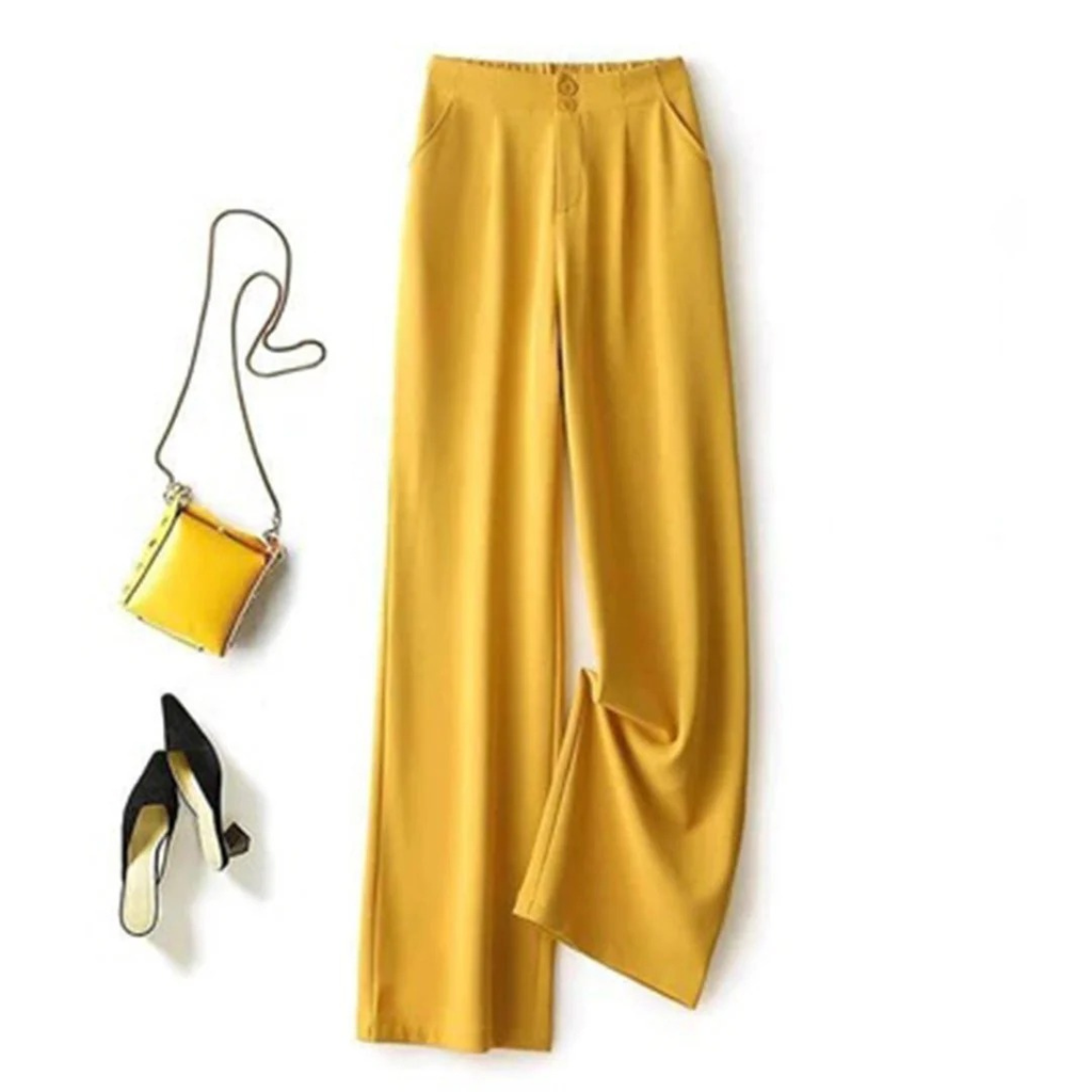 Thekla | Damen Stilvolle Wide Leg Hose Sommer
