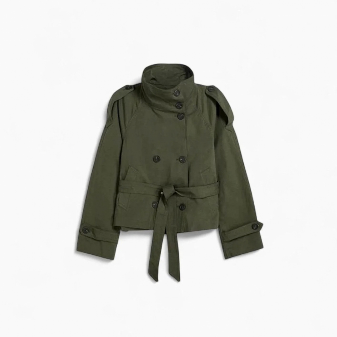 Theresia | Damen Winterjacke mit Stehkragen und Knöpfen